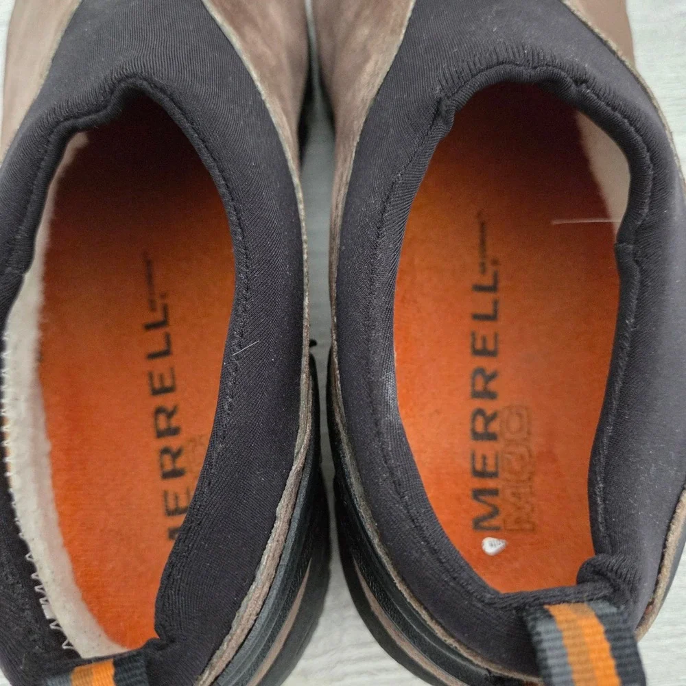 Merrell Satellite Moc Brown Gore-Tex Waterproof Suede Shoes Mens 9